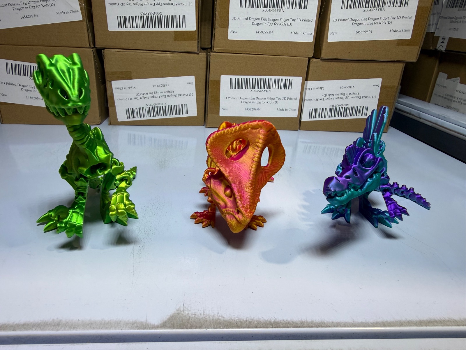 3pcs. 3D printed