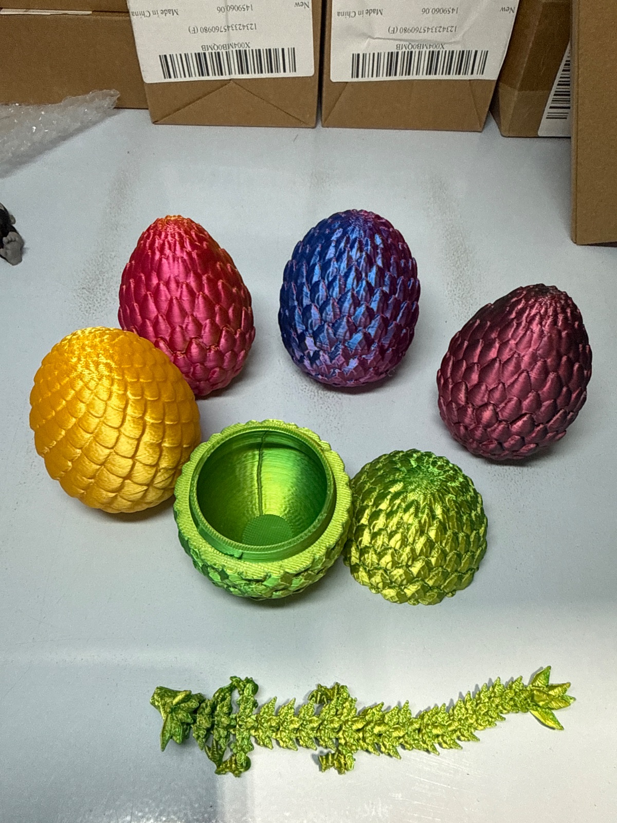 3D恐龙5个蛋