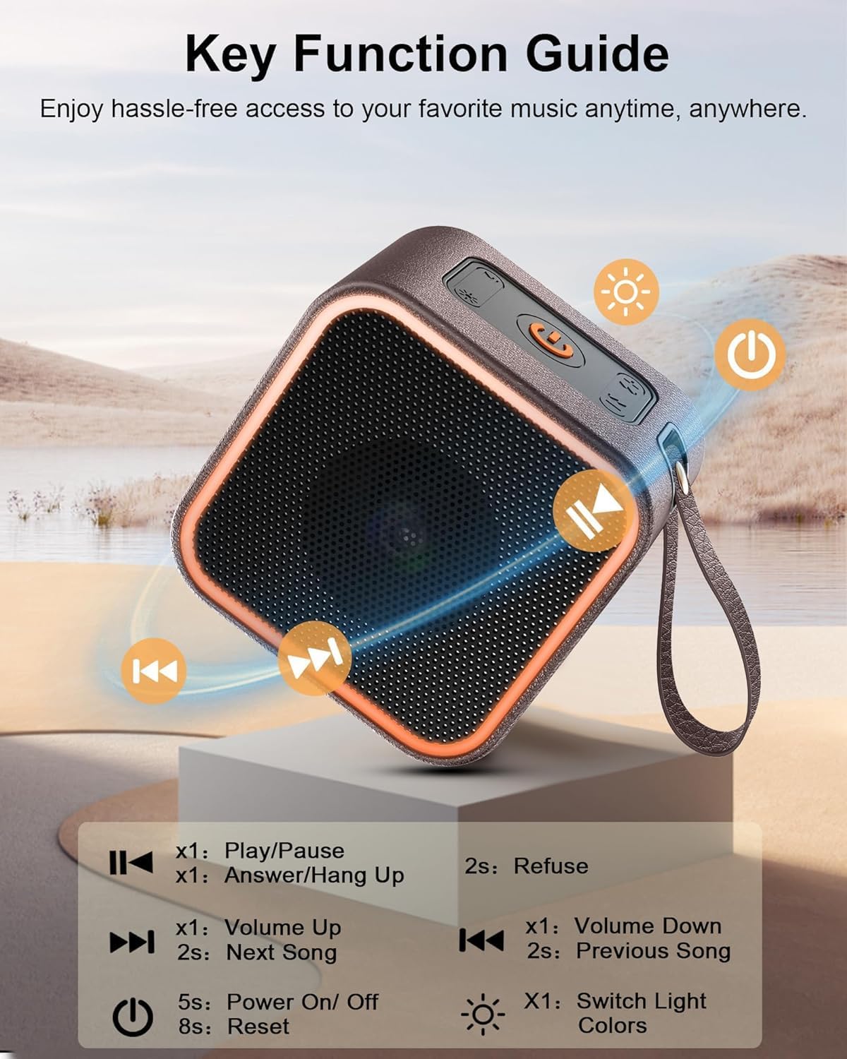 Bluetooth Portable Speaker A8 — photo 2