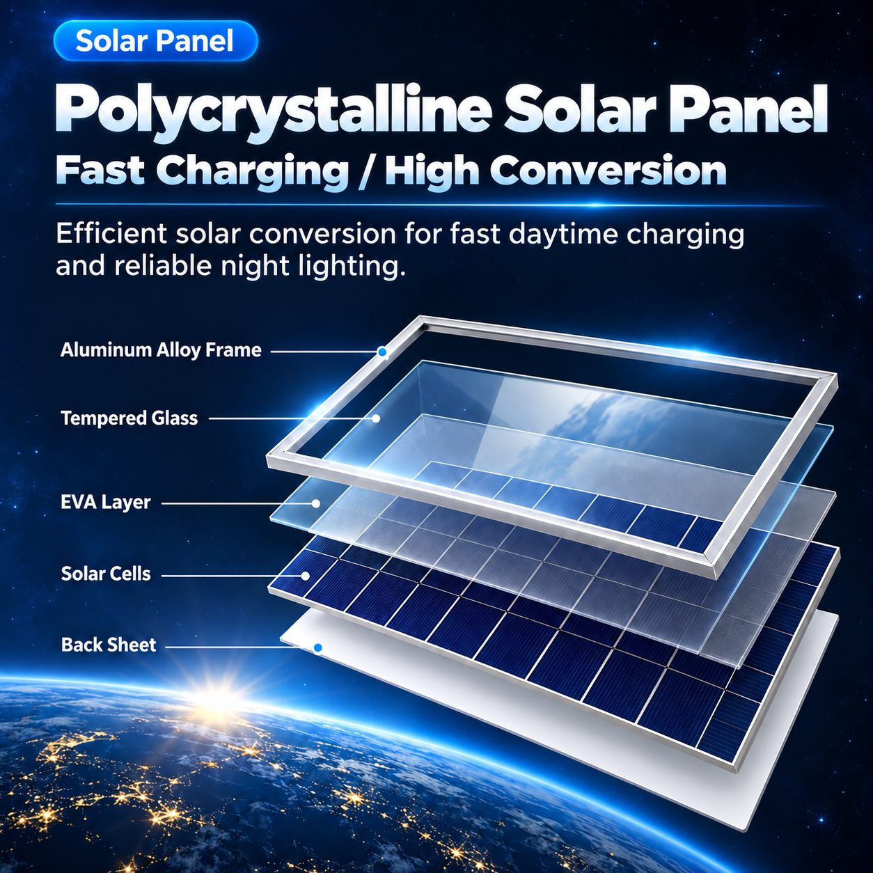 SL-67 100W Solar Flood Light with 3500mAh 32650 Lithium Battery – IP67 Waterproof — photo 3