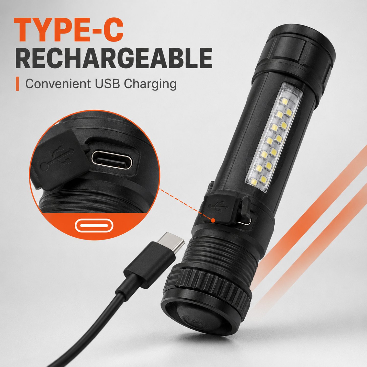 Rechargeable Flashlight LL8 — photo 3