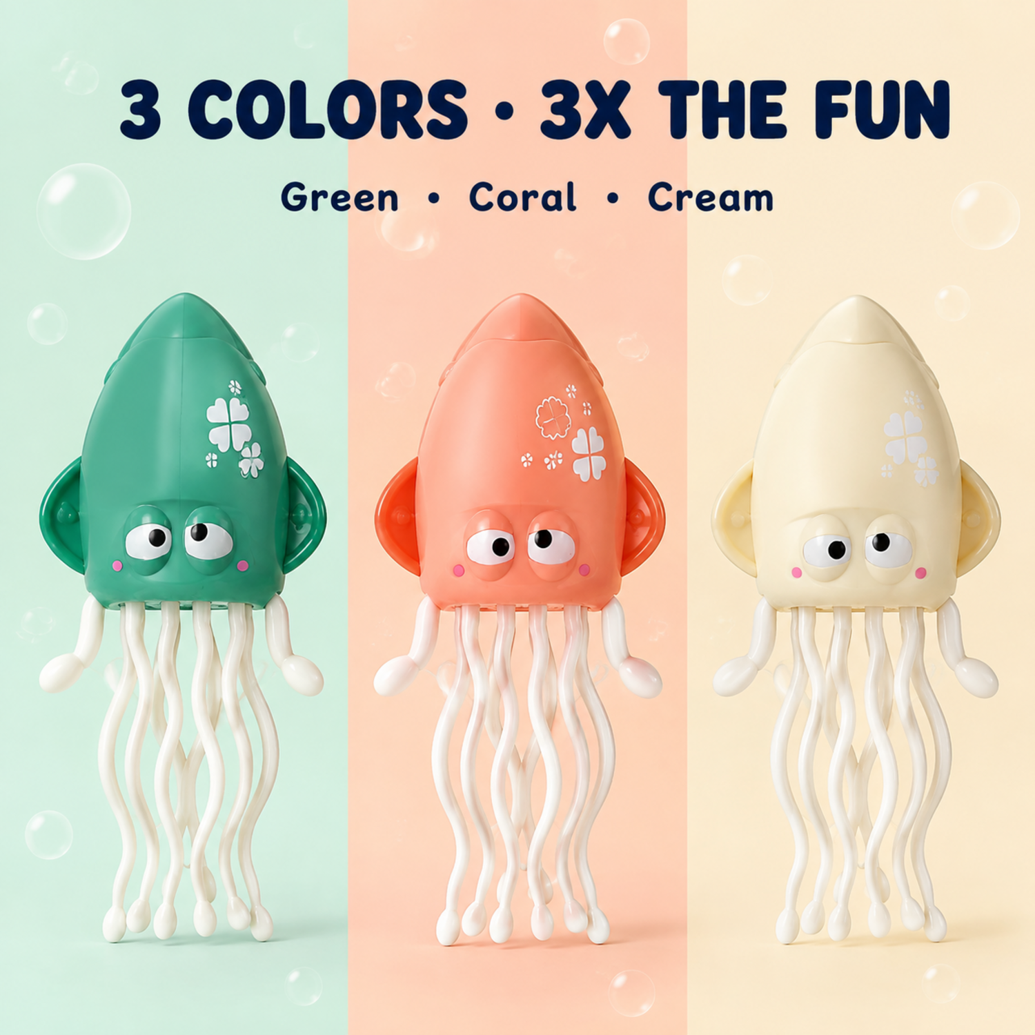3-Pack Electric Dancing Octopus Toys with Colorful Lights & Music – Interactive Musical Squid Toys for Kids — photo 4