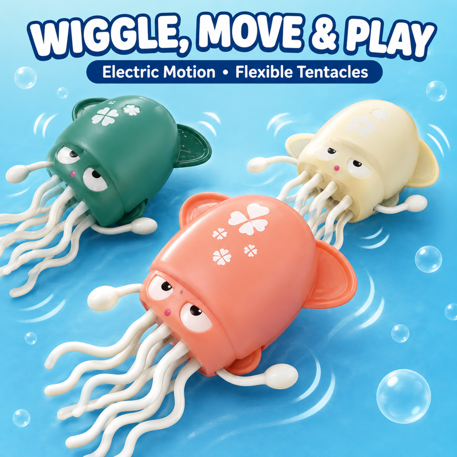 3-Pack Electric Dancing Octopus Toys with Colorful Lights & Music – Interactive Musical Squid Toys for Kids — photo 2