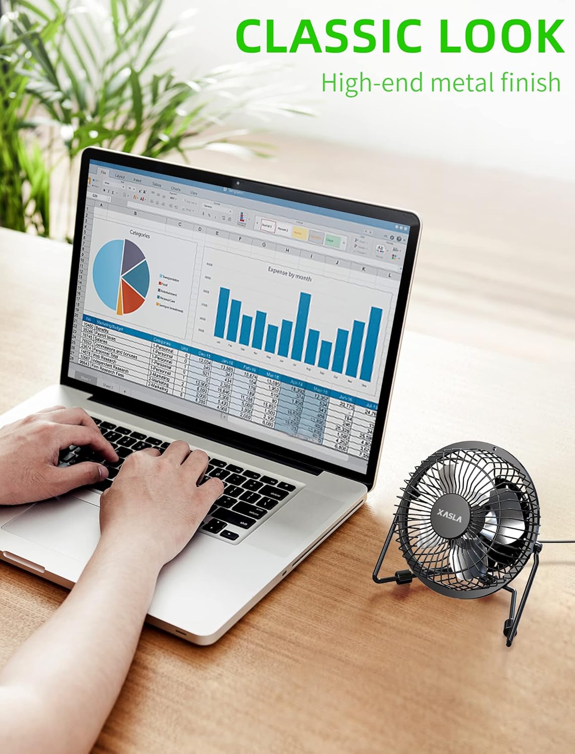 4inch desk fan — photo 2