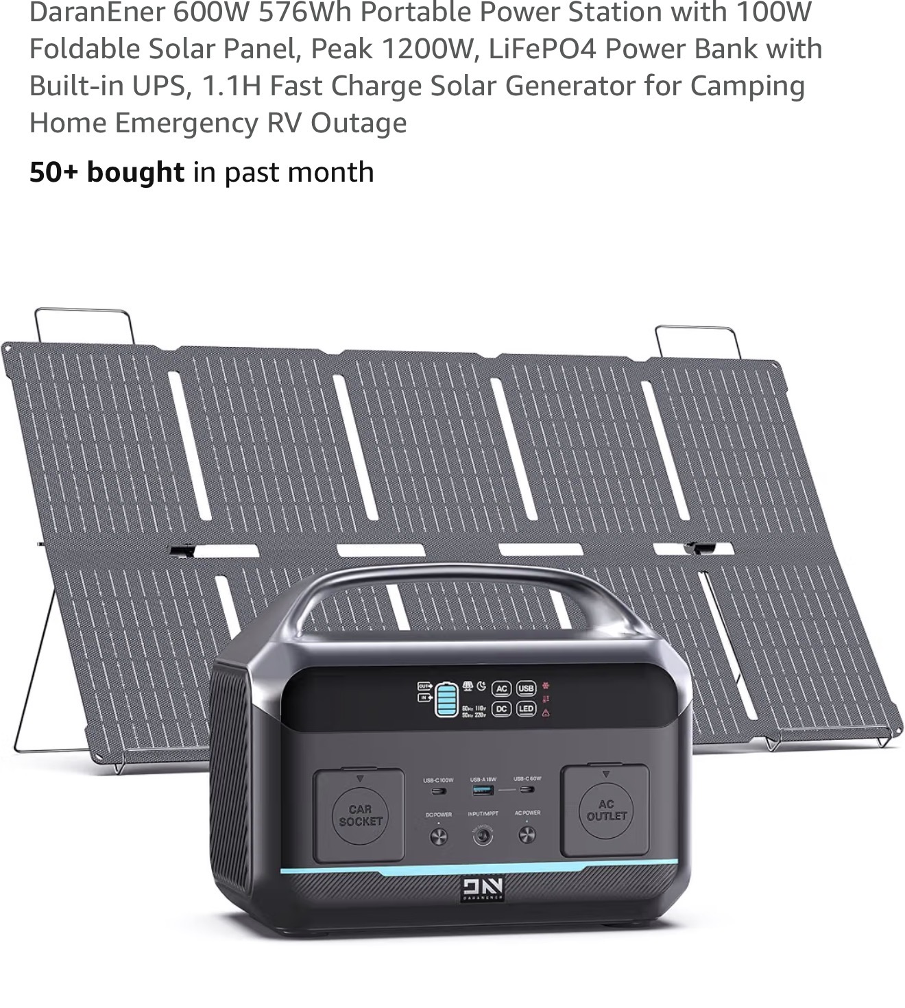 Power bank600w solar. 移动电源#1