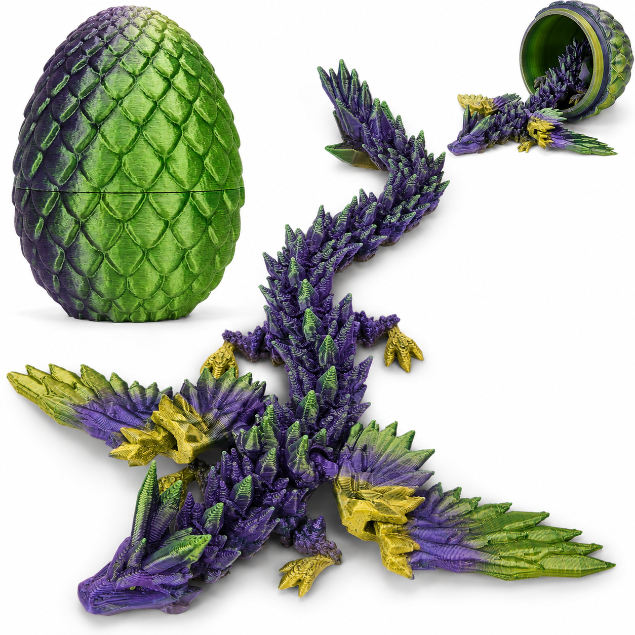 3D Printed Dragon Egg & Articulated Dragon โ photo 2