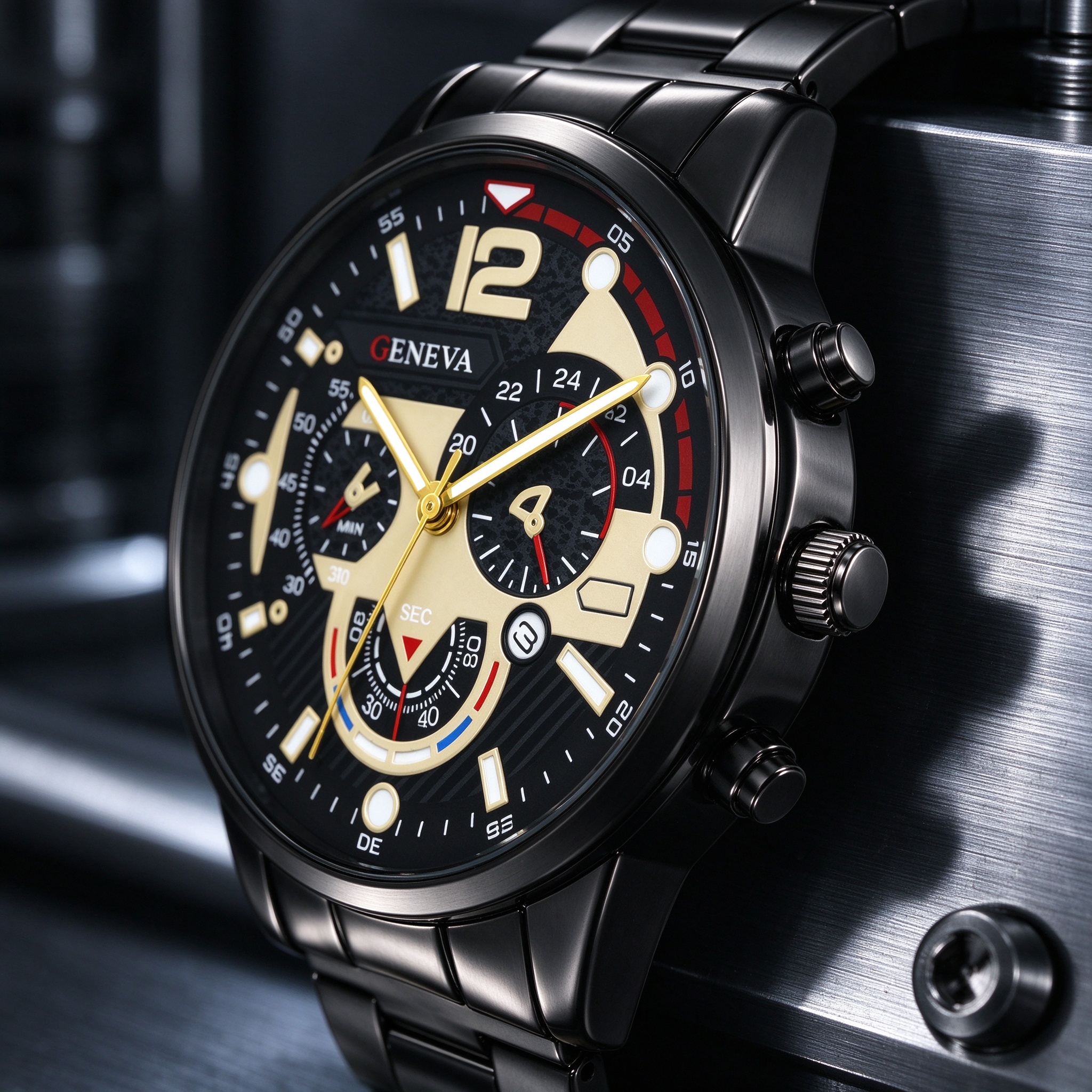 Chronograph Stainless Steel Watch — photo 6
