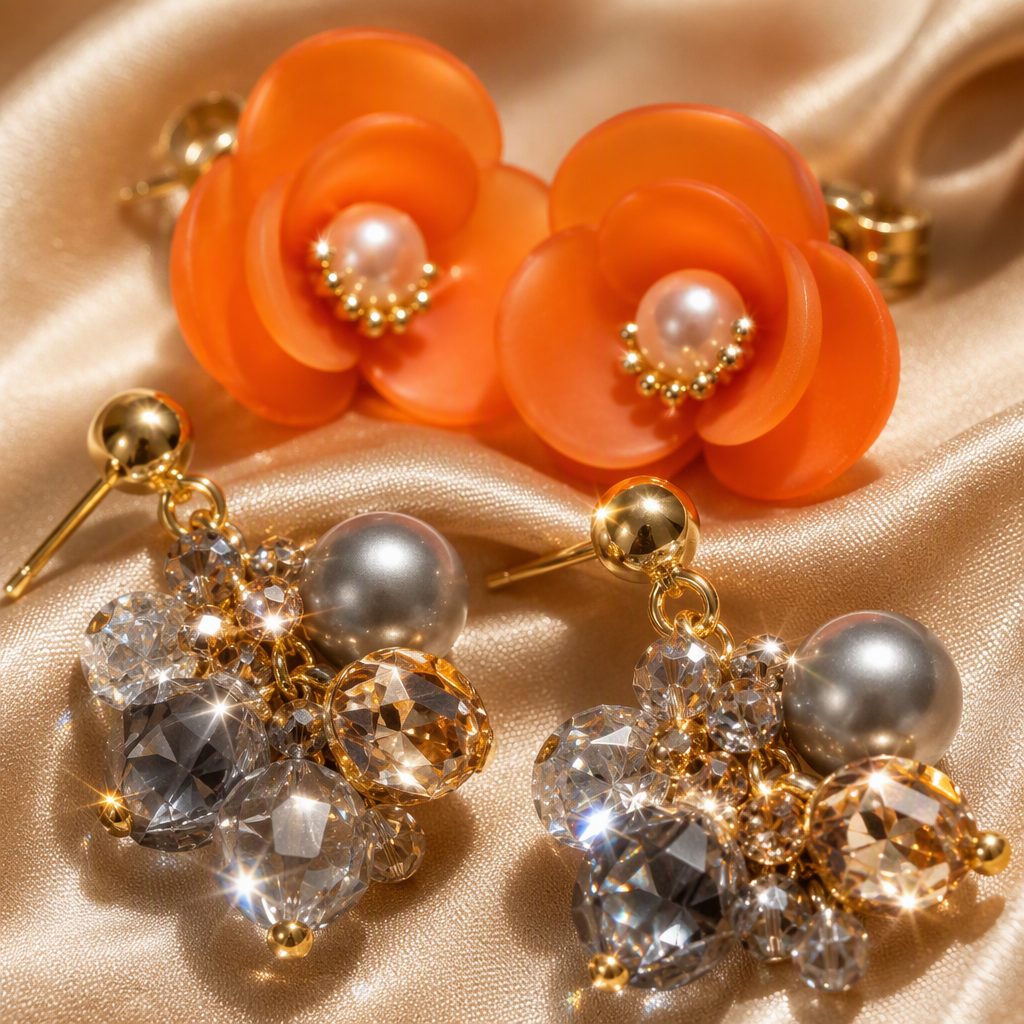 Wholesale Fashion Jewelry Assorted Grab Bag / Sample Pack | Trendy Earrings, Bangles, Brooches & Necklaces Mix Lo — photo 3