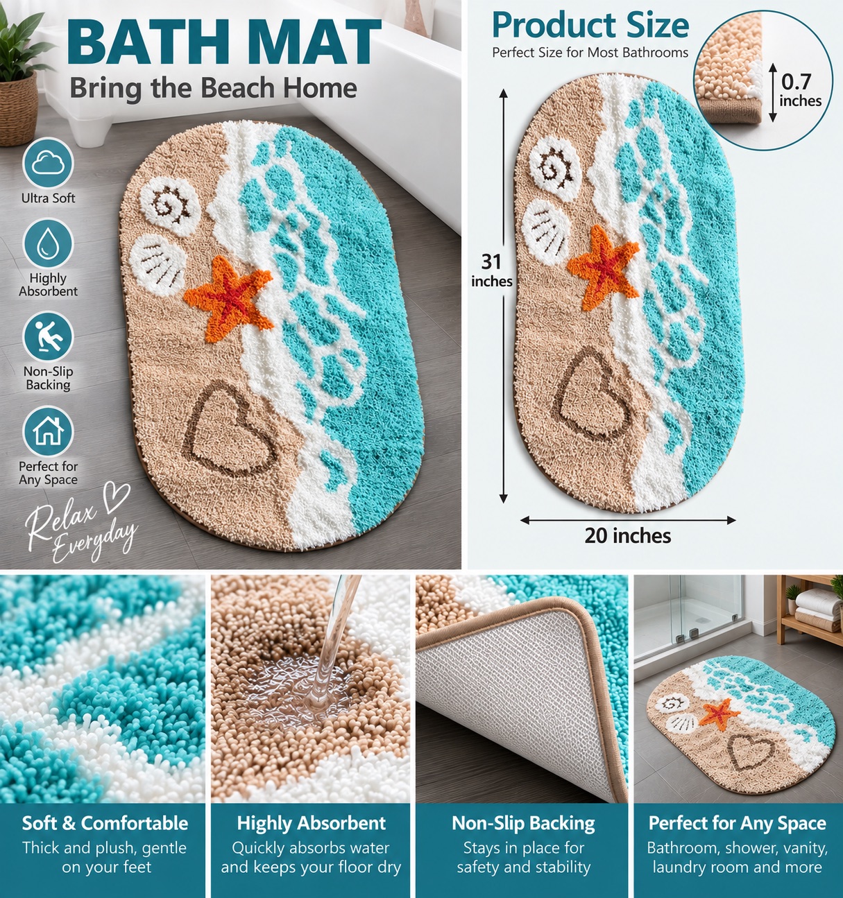 Bathroom carpet浴室地毯 — photo 2