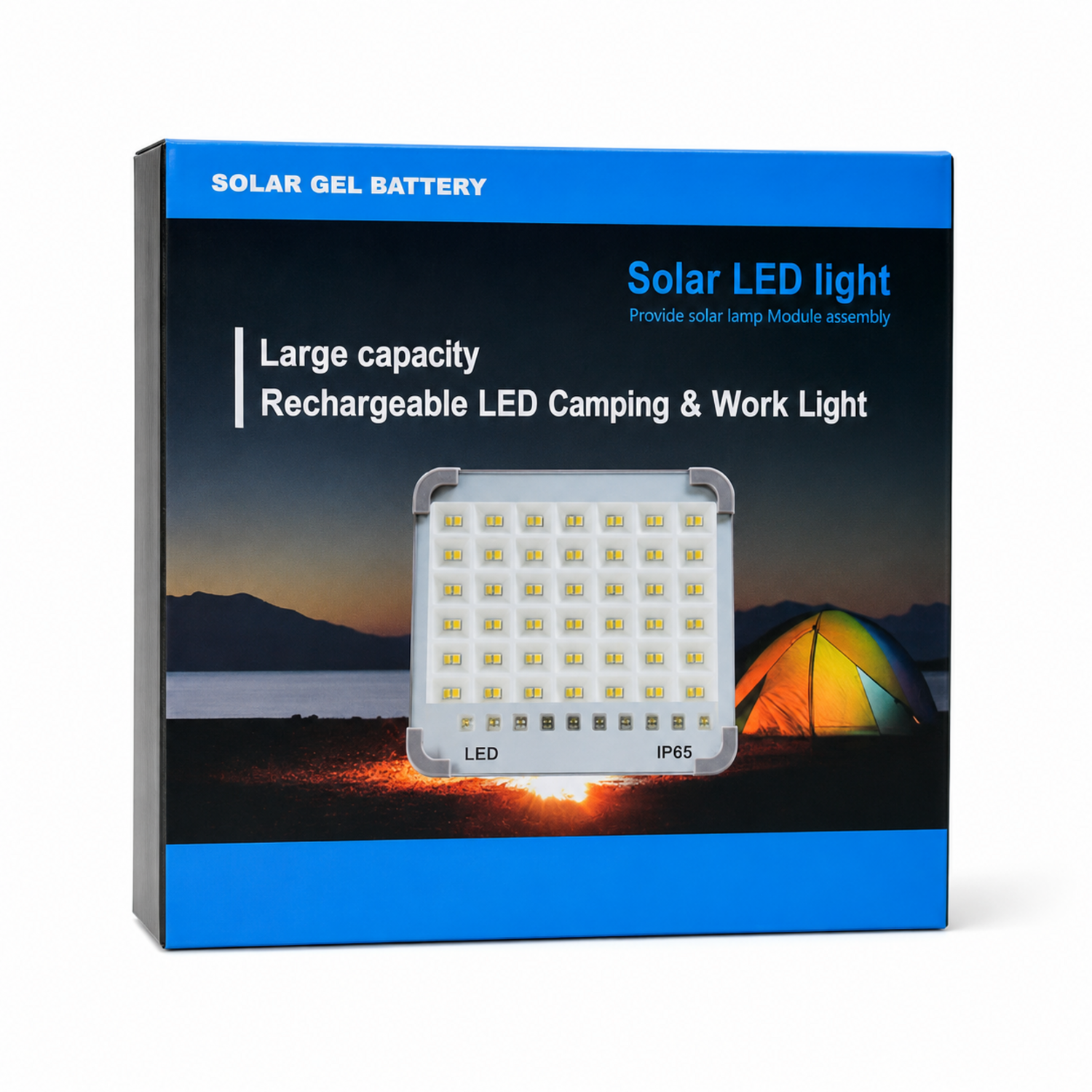200W Rechargeable Solar Lantern — 3600mAh Portable LED Camping Light, Dimmable Hanging Lantern for Outdoor Camping, Emergency Kit, Garden & Home — photo 5