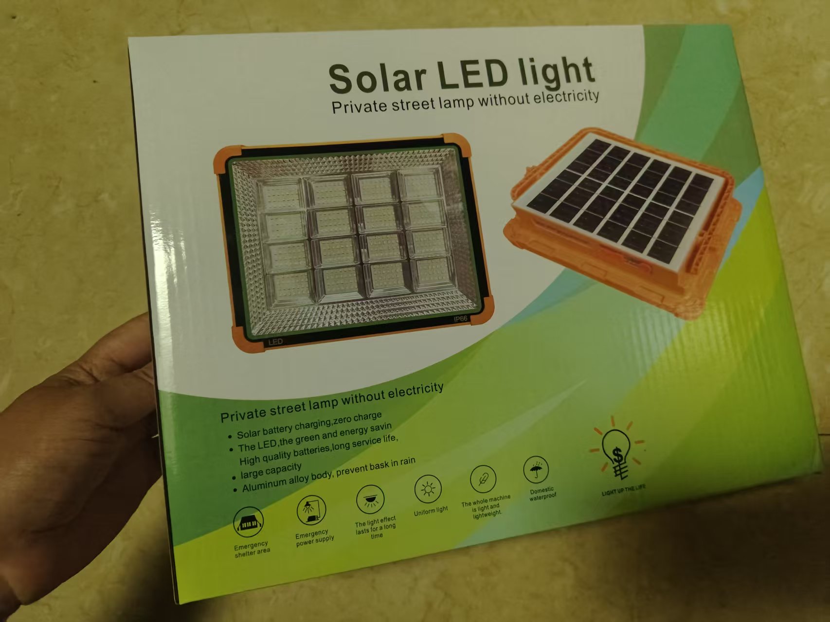 288 LED Solar Outdoor Light – 4800mAh High-Capacity Battery