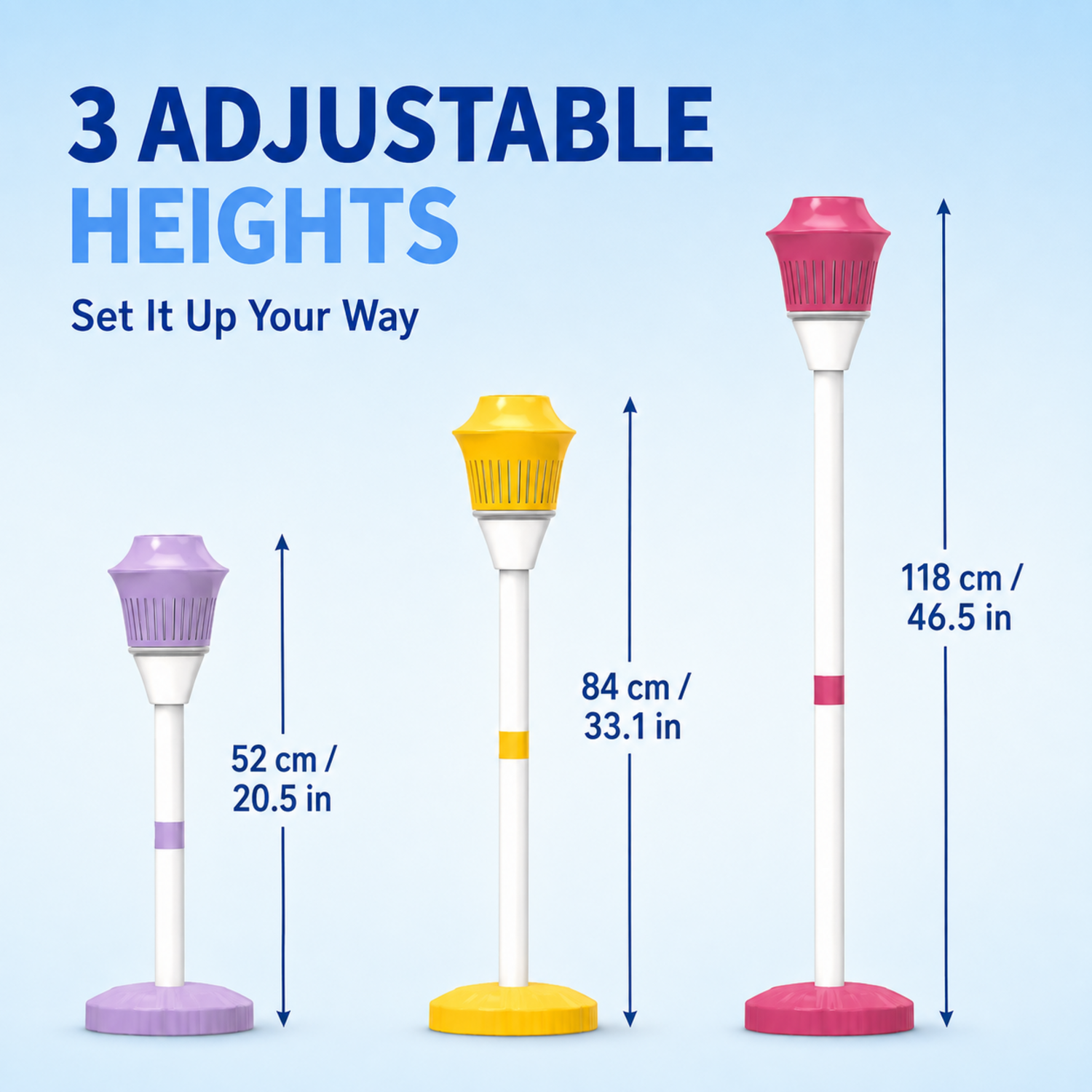 Adjustable Bubble Torch Garden Lamp with Lights & Music – Automatic Outdoor Bubble Machine, 3 Heights, Colorful Bubble Cap for Parties, Birthdays, Weddings, Camping & Backyard Fun — photo 3